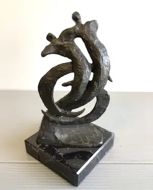 Bernadette Leijdekkers - Sculptuur “ Dynamiek! “ kopen? Bied vanaf 89!