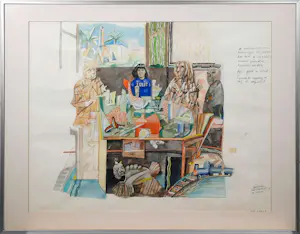 Pat Andrea - UNICA - aquarel - Julie - ingelijst - ophalen - 25815 kopen? Bied vanaf 295!