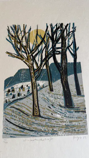 Andreas Felger - Winterlandschaft kopen? Bied vanaf 110!