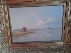 Aris Knikker - zicht op veenplassen kopen? Bied vanaf 650!