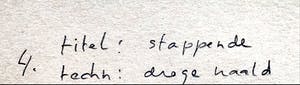 Hanny Ramaer - Stappende - Handgesigneerd kopen? Bied vanaf 1!