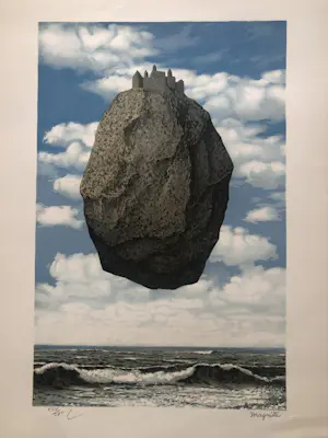 Rene Magritte - (naar), Le Château des Pyrénées, Lithografie kopen? Bied vanaf 450!