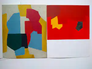 Serge Poliakoff - Galerie Dina Vierny - 2 litho's verkocht voor € 55!
