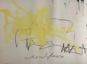 Anton Heyboer - gemengde techniek op papier | 'Zonder titel' kopen? Bied vanaf 274!