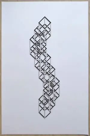 Joost Baljeu - Inner Dimensions, zeefdruk (groot) kopen? Bied vanaf 125!
