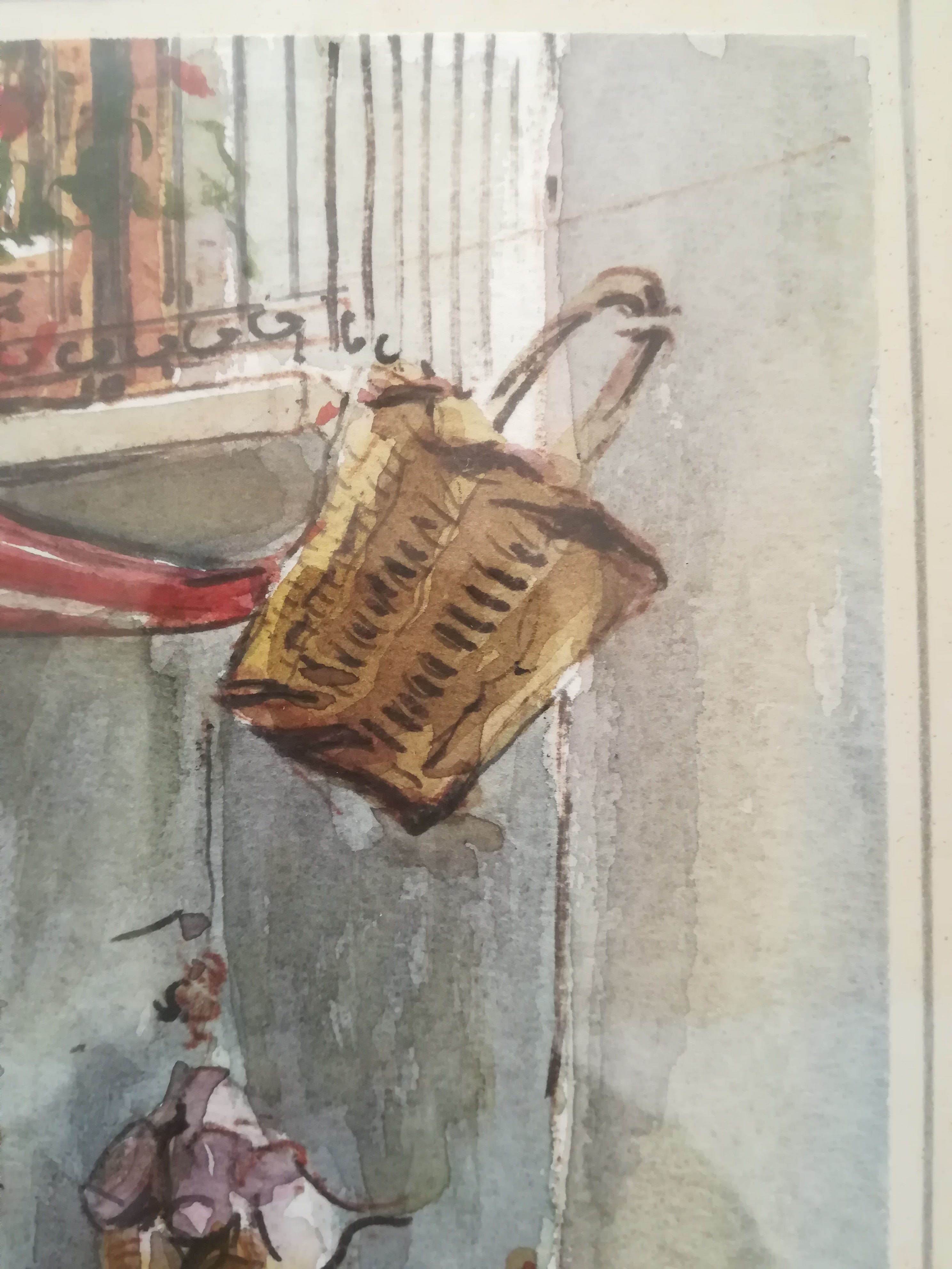 Niet of onleesbaar gesigneerd - Isle of Mykonos "A Shop in the alley"  kopen? Bied vanaf 1!
