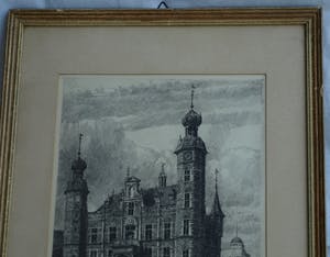 Niet of onleesbaar gesigneerd - Ets , “Stadhuis Venlo” – gesigneerd & ingelijst – No 22 kopen? Bied vanaf 10!