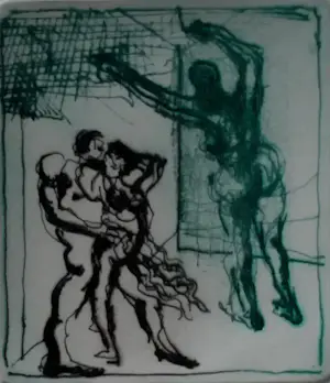 Constant - Kleurenets: Happening II - 1968 kopen? Bied vanaf 395!