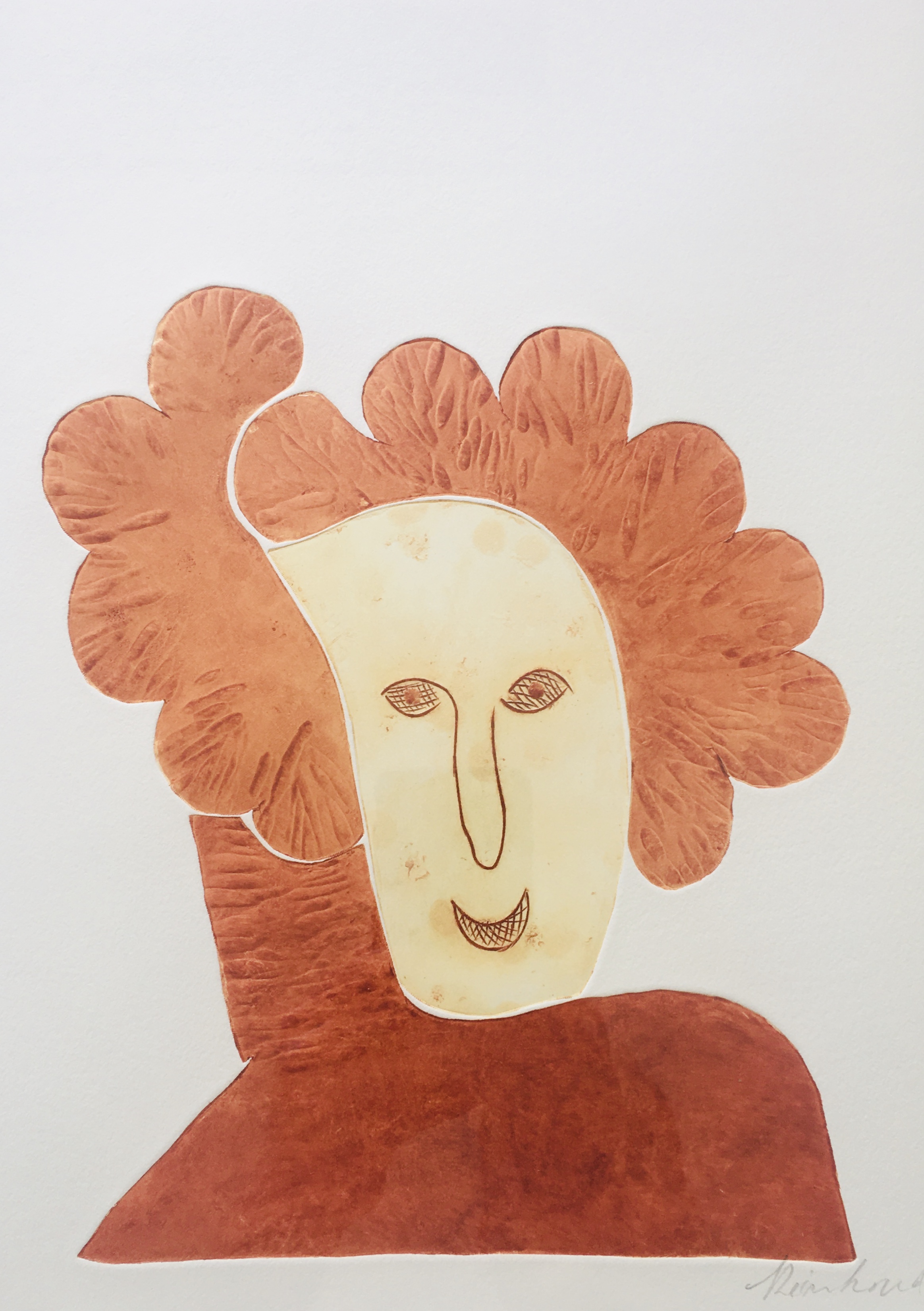 Reinhoud D'Haese - Aquatint uit de portfolio Impromptu - Ingelijst. kopen? Bied vanaf 195!