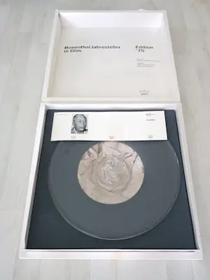 Günther Uecker - "JAHRESTELLER" Rosenthal - 1975 - LImited Edition - signiert kopen? Bied vanaf 500!