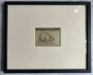 Jan Mankes - Originele Heliogravure Muis 1923 verkocht voor € 110!