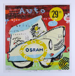 Jacob Herskind - Zeefdruk, Osram - ingelijst kopen? Bied vanaf 35!