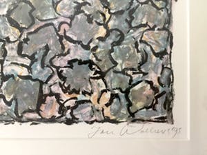 Jan Wolkers - "Winterbeelden" - Lithografie met gedicht, Ingelijst kopen? Bied vanaf 220!