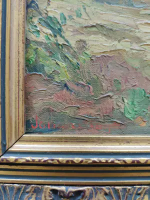 Johan Meijer - Berkenboom landschap in de zomer kopen? Bied vanaf 200!