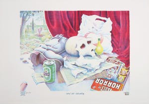 Peter Pontiac - Litho, Tempus edax, Gaga edacior kopen? Bied vanaf 35!