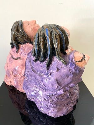 Gerdine Duijsens-Kroeze - Beeld. Kunsthars, Titel, Entre Nous II kopen? Bied vanaf 40!