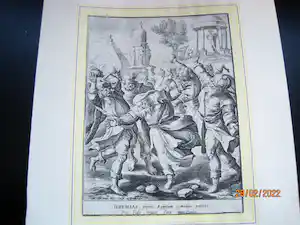 Maerten de Vos (I) - Jeremias gestenigd in Egypte verkocht voor € 20!