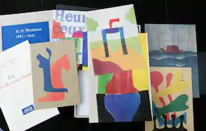 Hendrik Werkman - Uit de Blauwe Schuit. Facsimile uitgave verkocht voor € 40!