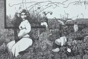 Wout Muller - De eigenaardigheden van tamme rassen II, litho kopen? Bied vanaf 50!