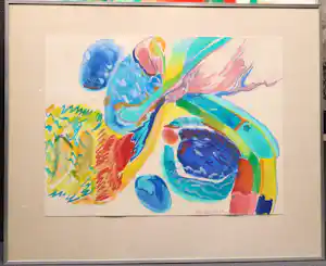 Elly Slingenberg - Lichte Schittering - Abstract kunstwerk 'Lichte Schittering' kopen? Bied vanaf 75!
