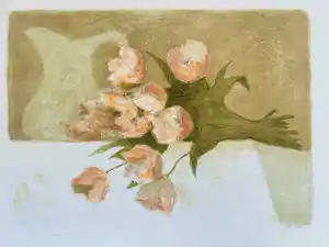 Mart Kempers - Bloemen op tafel met waterkan kopen? Bied vanaf 50!