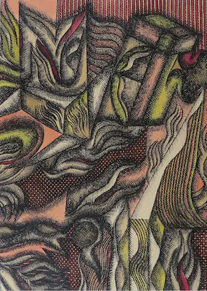 Willem Claassen - Pentekening, Con Tristezza - Ingelijst kopen? Bied vanaf 1!