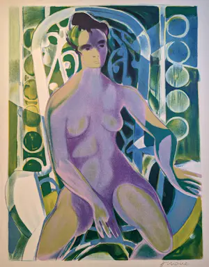 Camille Hilaire - paarse dame kopen? Bied vanaf 50!