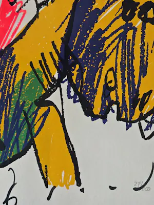 Herman Brood - Man met Paard - Handgesigneerd - 27/200 kopen? Bied vanaf 430!