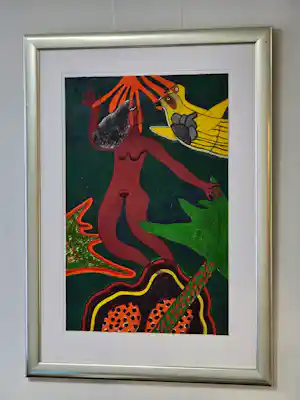 Corneille - Femme et oiseau des iles - E.A 1/10 - 1983 - Handgesigneerd kopen? Bied vanaf 355!