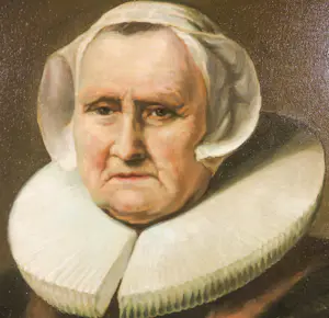 Arnold van de Laar - Olieverf op doek, Elisabeth Bas naar Ferdinand Bol - Ingelijst (Goot) kopen? Bied vanaf 500!