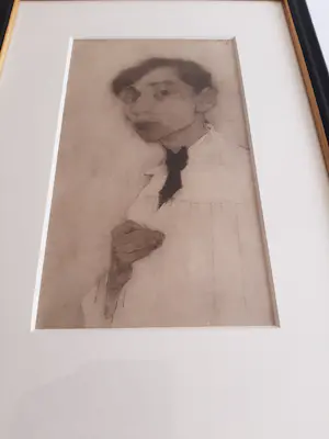 Jan Mankes - Originele Heliogravure Zelfportret 1923 kopen? Bied vanaf 120!