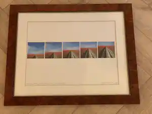 Ger Dekkers - Tulips-Fields, Ditch and horizon ,Flevoland 79/280 verkocht voor € 125!