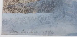 Jose Calsina - Aquarel, In het zicht van de haven - Ingelijst kopen? Bied vanaf 30!