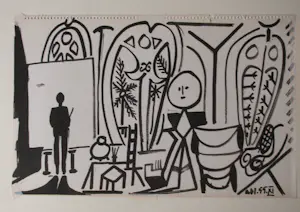 Pablo Picasso - " JACQUELINE PICASSO ( ROQUE ) " 1955 . kopen? Bied vanaf 200!