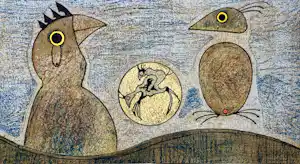 Max Ernst - Rêve surréaliste - Les deux Coqs. Original-Lithographie 1970 kopen? Bied vanaf 280!