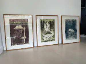 Frank van den Broeck - “Enveloppe” (1993) — drieluik lithografieën. kopen? Bied vanaf 150!