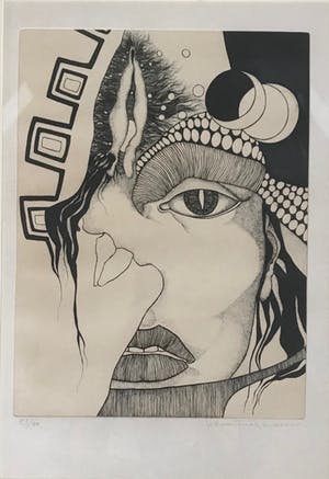 Jef van Tuerenhout - Mooie ets - 1979 - 53/60 kopen? Bied vanaf 95!