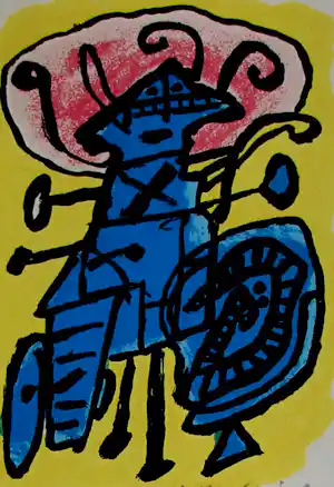 Corneille - Ingelijste zeefdruk: Trois images d'un été - 1992 kopen? Bied vanaf 225!