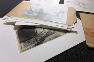 Janus Nuiten - Verschillende technieken, Lot van 38 schetsen van figuren kopen? Bied vanaf 60!