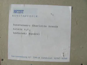 Charlotte Arends - abstract werk, niet getiteld kopen? Bied vanaf 30!