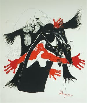 Paul Rebeyrolle - Litho, Zonder titel - Ingelijst (groot) kopen? Bied vanaf 50!