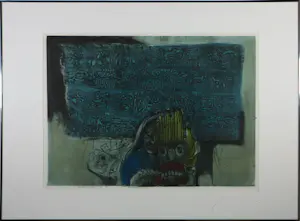 Ru van Rossem - Grote ets / aquatint, De maskermaakster - Ingelijst kopen? Bied vanaf 100!