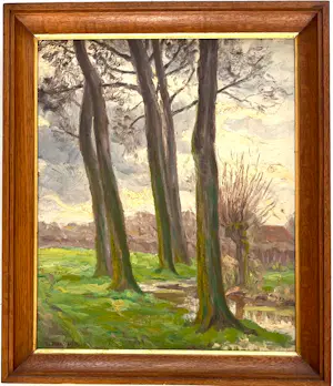Francois Veroustraete - Bomen langs de waterkant kopen? Bied vanaf 75!