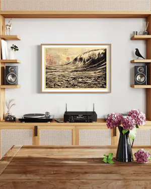 Shepard Fairey - Dark Wave Lithograph kopen? Bied vanaf 10!