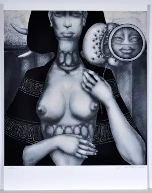 Jef van Tuerenhout - De Spiegel - Zeefdruk - Gesigneerd - 54x42 cm - 1977 kopen? Bied vanaf 80!