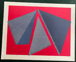 Jean Marie Haessle - Elenas Dream, Serigrafie, 1980, signiert, nummeriert verkocht voor € 60!