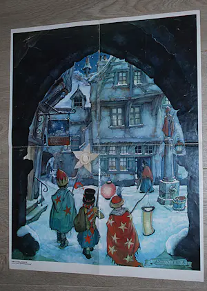 Anton Pieck - 2 hardcovers waarvan 1x gesigneerd en een poster uit de jaren 60 kopen? Bied vanaf 45!