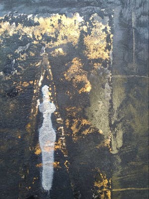 Caroline Weber - ''Blauwe mummie'', 1990 kopen? Bied vanaf 40!