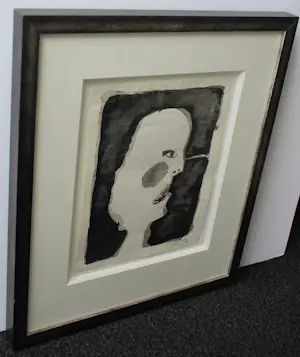 Lucebert - Ingelijste inkttekening - 1964 (nieuwe lijst!) kopen? Bied vanaf 895!