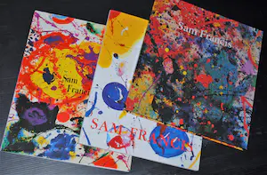 Sam Francis - 3 boekwerken, met geschreven kaart door Nico Delaive kopen? Bied vanaf 45!